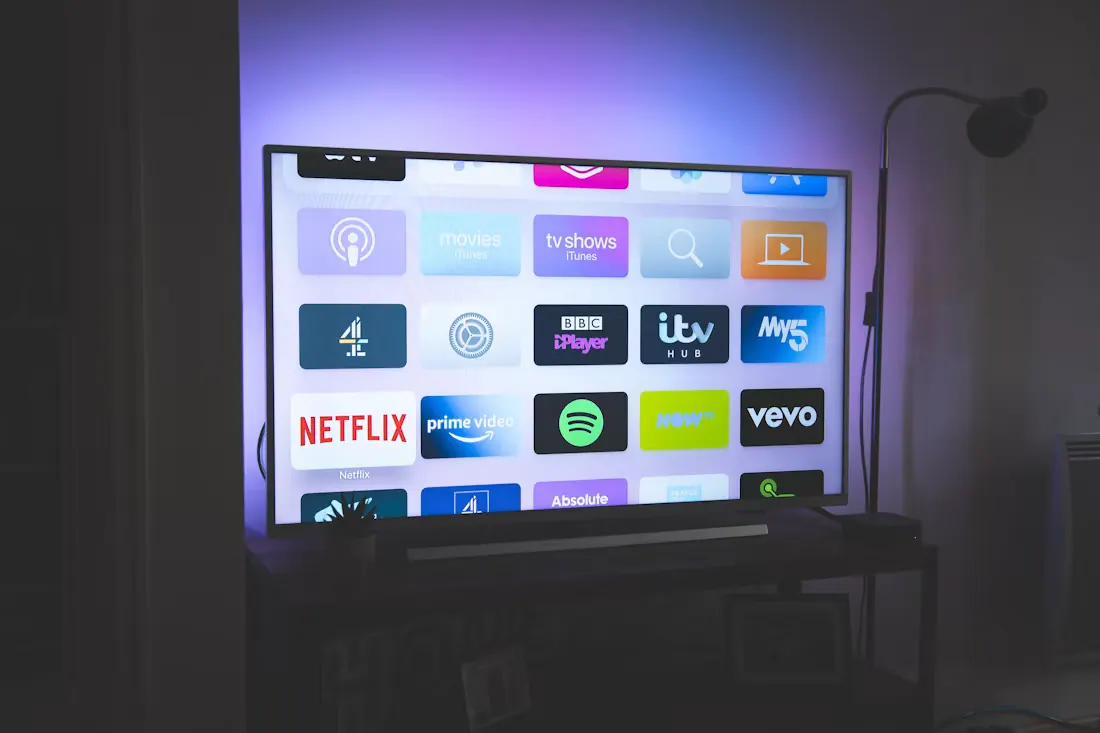 Smart TV mostrando una suscripción IPTV en España